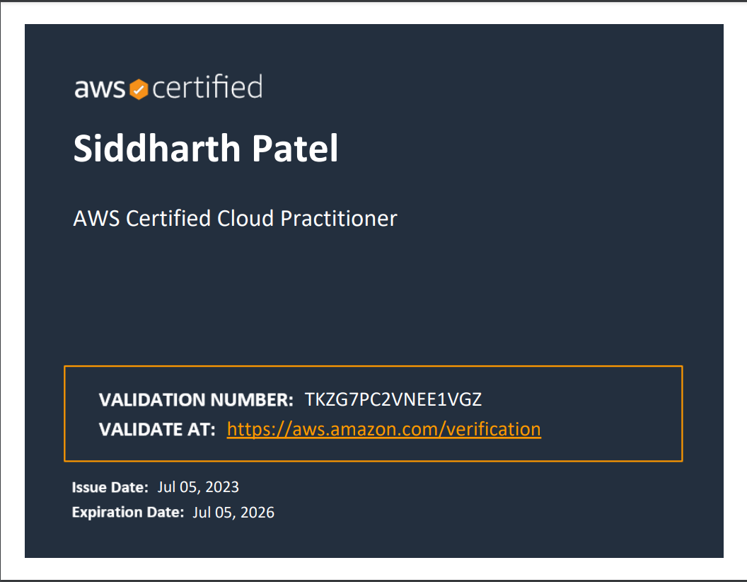 AWS Certified Cloud Practitioner